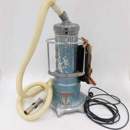 Vintage Air-Way Sanitizor Model 55A Canister Vacuum Cleaner For Parts & Repair