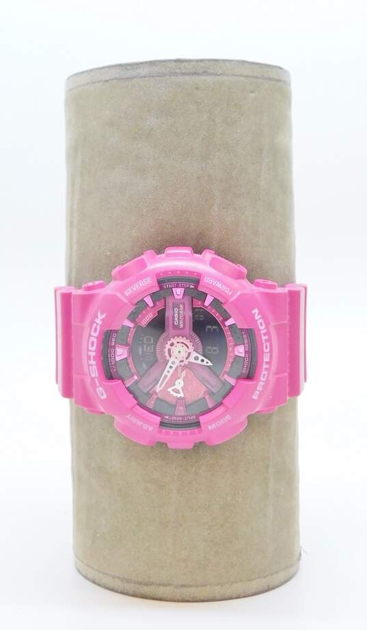 Casio G Shock GMA 110MP Hot Pink Digital Analog Watch image number 1