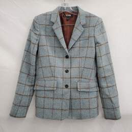 VTG Brooks Brothers WM's Wool Blend & Brown Stripe 3 Button Blazer Size 6