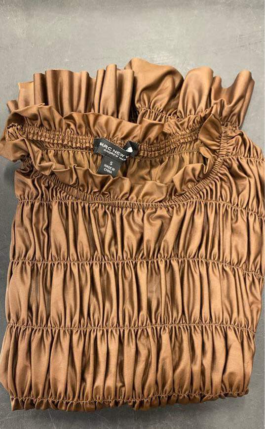 Marc NY Women's Brown 2 Piece Skirt Set- S NWT image number 6