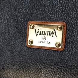 Valentina Italy Black Pebbled Leather Crossbody Bag alternative image