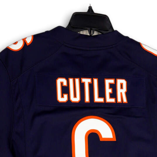 Mens Blue Chicago Bears Jay Cutler #6 NFL Football Jersey Size Medium image number 4
