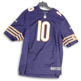 Mens Blue Chicago Bears Mitch Trubisky #10 NFL Football Jersey Size XL