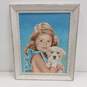 J Vodasick Painting of Little Girl Holding A Cute Dog image number 1