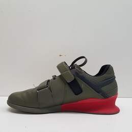 Reebok Legacy Lifter Army Green & Red Men's Size 11.5 alternative image
