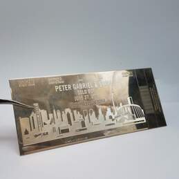 Tiffany & Co. Sterling Silver Peter Gabriel & Sting June 27, 2016 Madison Square Garden Ticket 109.3g
