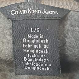 Calvin Klein Men Gray Jacket Sz L nwt