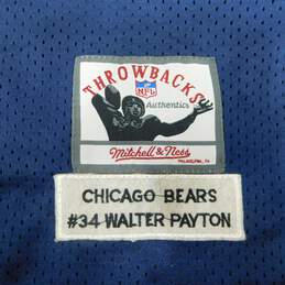 Walter Payton #34 Mitchell & Ness Throwback Sewn Jersey Chicago Bears alternative image