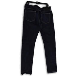 Mens Blue Denim Dark Wash 5-Pocket Design Skinny Leg Jeans Size 34/34 alternative image