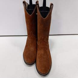 Laredo Men's Brown Suede Cowboy Boots Size 10M