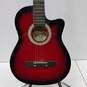 Red & Black Ponu Acoustic Guitar image number 3