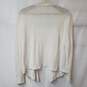 Eileen Fisher Linen White Cardigan Open Front Sweater Women's XS image number 2
