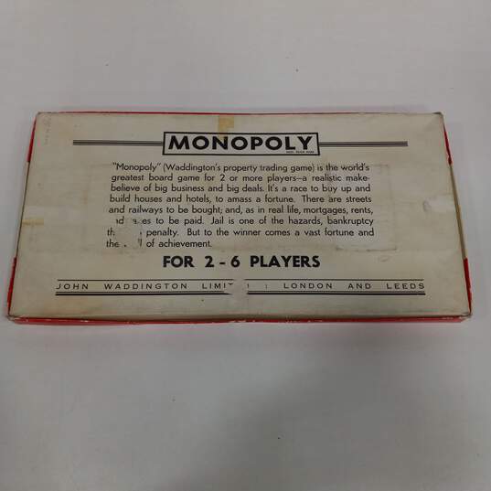 Vintage. Monopoly Property Trading Board Game image number 9