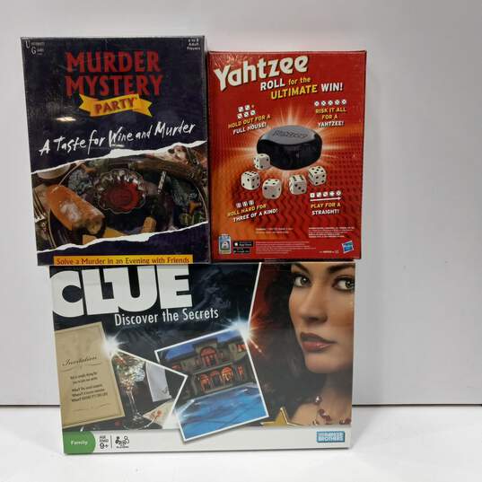 Bundle of 3 Assorted Sealed Board Games image number 1