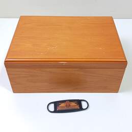 Brown Wooden Cigar Box
