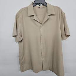 SIR7 Tan Button Up Shirt
