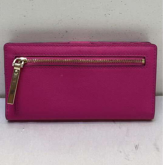 Kate Spade Saffiano Leather Cameron Street Stacy Wallet Pink image number 2