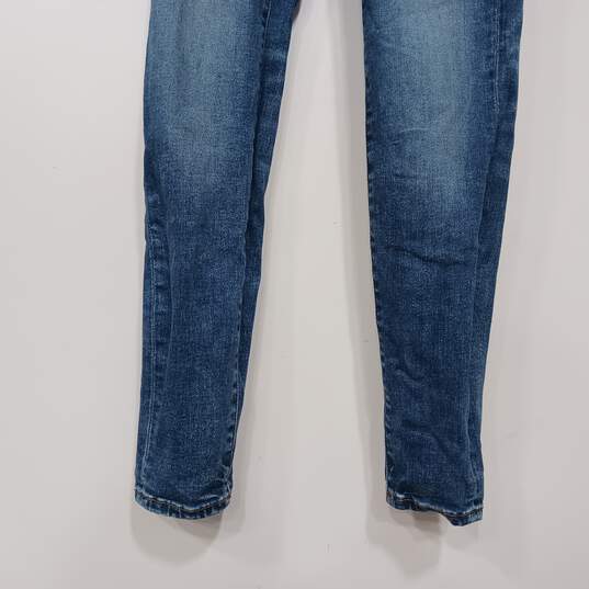 Women's Blue Hi-Rise Jegging Jeans Size 00 Regular image number 4