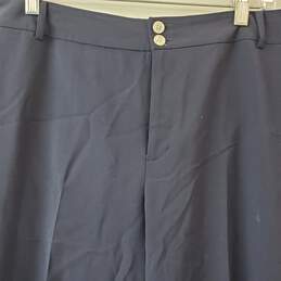 LAUREN Ralph Lauren Petite Navy Blue Pants Women's 12P alternative image