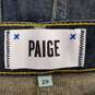 Paige Men Blue Denim Slim Straight Jeans Sz 29 NWT image number 1