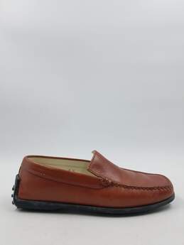 Tod's Terracotta Driving Loafers W 6.5 COA