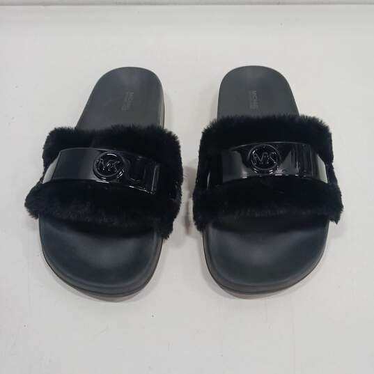 Michael Kors Women's Black Jet Slides Size 10 image number 1