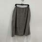 NWT Womens Gray Long Sleeve Blazer And Skirt Two-Piece Suit Set Size 22WP image number 3