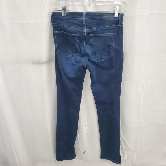 Adriano Goldschmied Women's The Harper Essential Straight Blue Jeans Size 25R image number 2