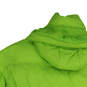 NWT Womens Green Long Sleeve Front Pockets Hooded Puffer Jacket Size Medium image number 4