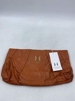 Authentic Halston Heritage Leather Clutch Bag