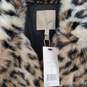 Joie Women's Cheetah Print Fur Coat SZ S NWT image number 4