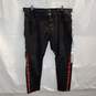 Amiri Red & White Stripe Black Jeans Size 40 image number 1