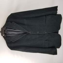 Piattelli Mens Black Suit Jacket Size XL
