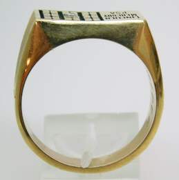 Vintage 10K Yellow Gold Diamond Accent Lincoln Mercury PSA Ring 21.7g alternative image