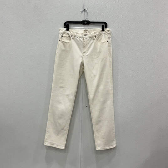 NWT Mens Ivory Denim Pocket Light Wash Stretch Straight Leg Jeans Sz 32x31 image number 1