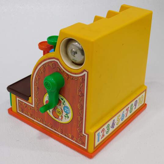 VNTG Fisher-Price Giant Screen Music Box TV and Cash Register Plastic Toys (2) image number 6