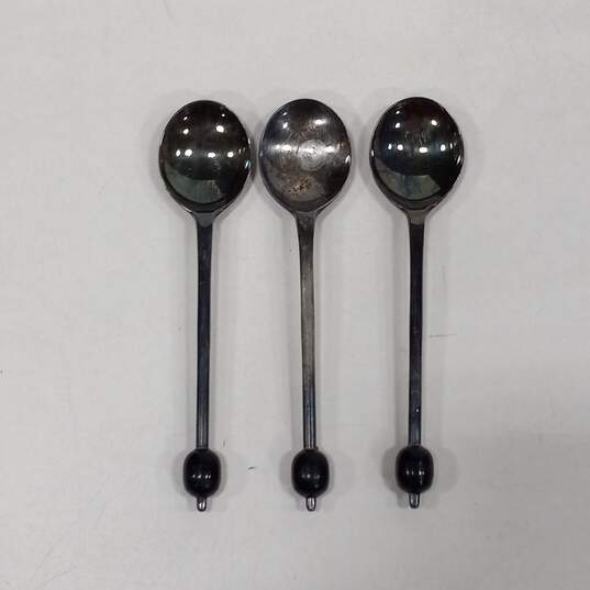 Silver Plated Teaspoon Set In Case image number 3