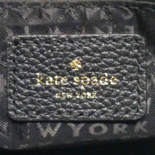 Kate Spade Black Leather Satchel Bag image number 13