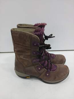 Dansko Women's Camryn Brown/Purple Suede Waterproof Boots Size Euro 39 alternative image