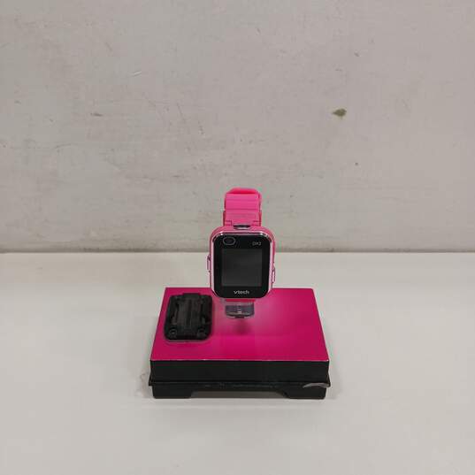 Vtech DX2 KidiZoom Pink Smart Watch For Kids w/ Store Display Stand image number 1