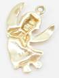 14K Yellow Gold Angel Charm Pendant 1.9g image number 3
