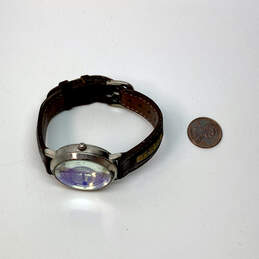 Designer Fossil JR-7503 Brown Leather Strap Water Resistant Wristwatch alternative image