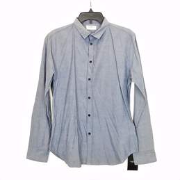 FABRIK By Sensacion Men Grey Long Sleeve Shirt M NWT