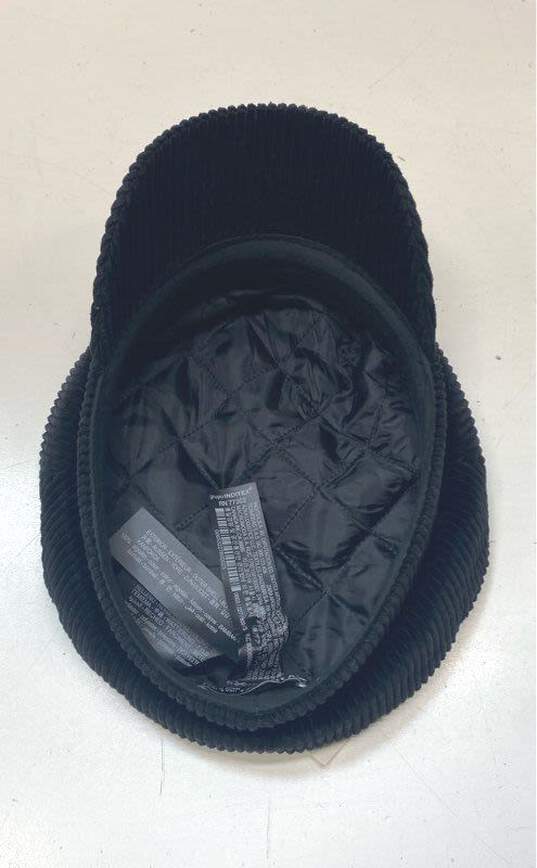 Zara Women's Black Corduroy Hat - Size Small image number 6