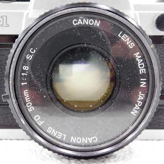Canon AE-1 SLR 35mm Film Camera With 50mm Lens image number 2