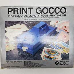 Print Gocco Home Printing Kit IOB For Parts/Repair