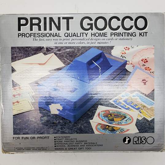 Print Gocco Home Printing Kit IOB For Parts/Repair image number 1