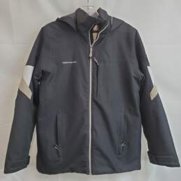 Obermeyer black insulated ski snow jacket teens size L 14-16