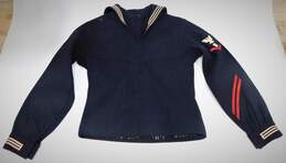 WWII Era US Navy Men's Wool Sailor Pullover Jumper Sweater