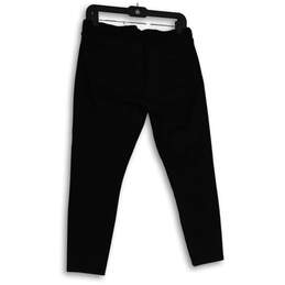 Womens Black Denim Dark Wash 5-Pocket Design Skinny Leg Jeans Size 29 Petite alternative image
